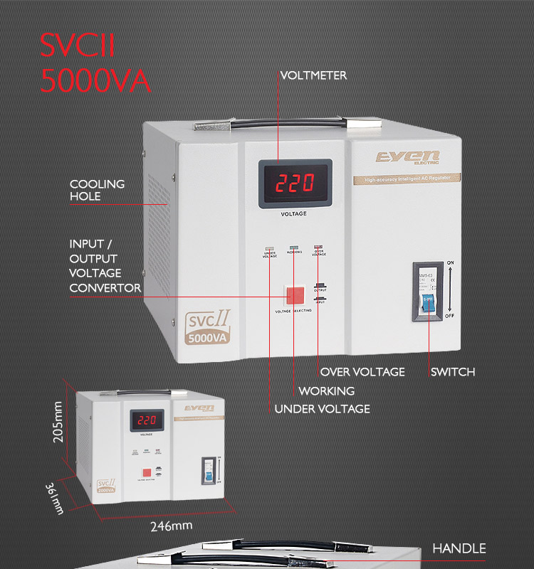新しいホームsvcii電気電圧安定装置svcii- 5kva問屋・仕入れ・卸・卸売り