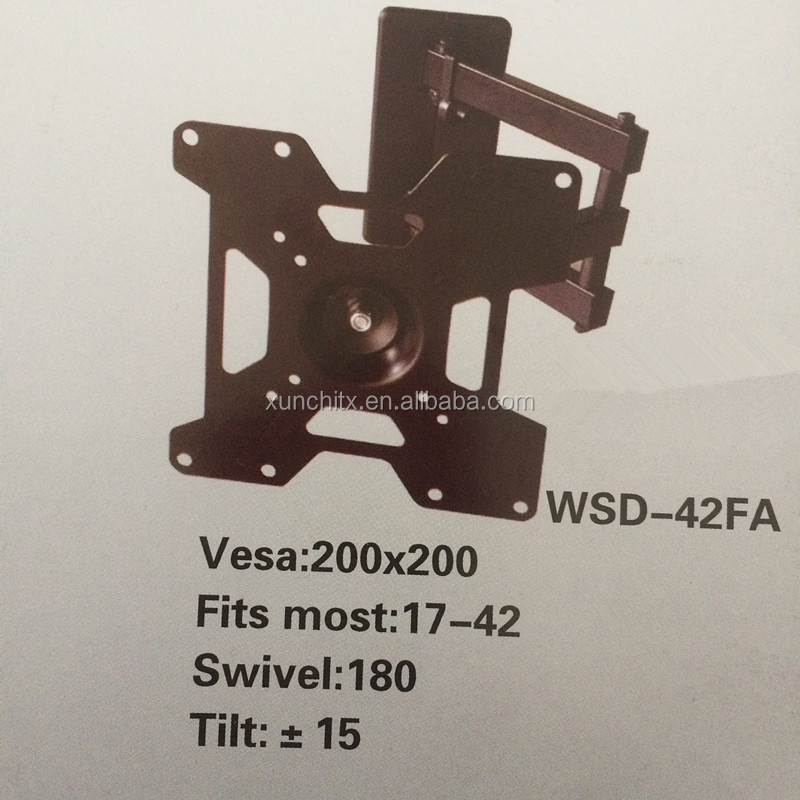 Lcd壁面ブラケットwsd-42fa2015新しいスイングテレビ設置仕入れ・メーカー・工場