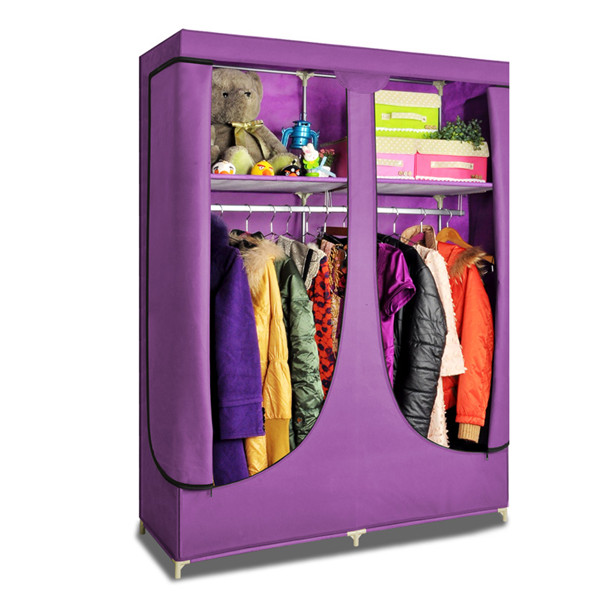 DIY plastic wardrobe folding closet doors