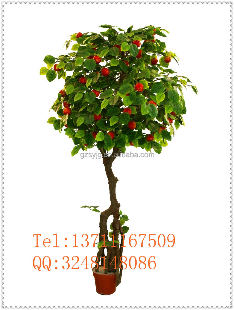 人工的な赤リンゴの木/偽林檎/aplee偽ストア用のツリーの装飾仕入れ・メーカー・工場