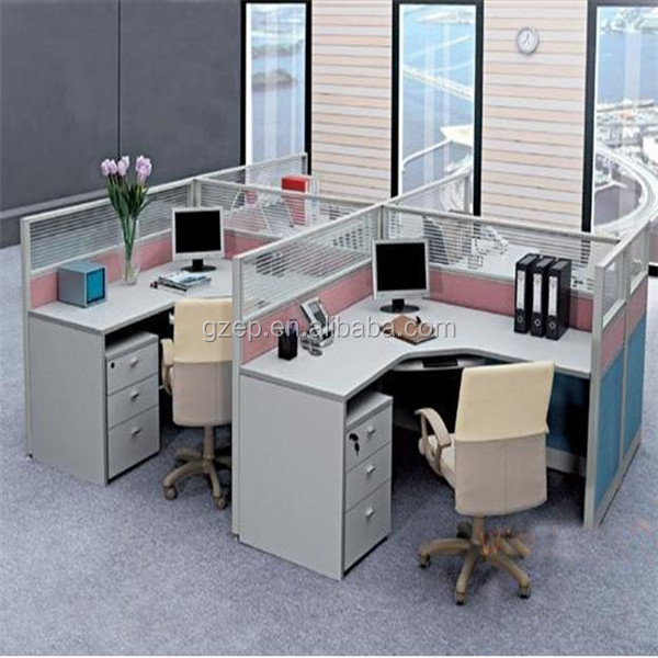 エレガントでファッショナブルな近代的なオフィスのパーティションテーブル/オフィスワークステーションの家具問屋・仕入れ・卸・卸売り