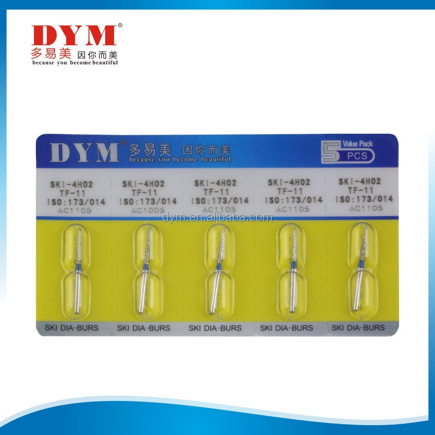 Dymburs1.6mm高高速歯科用ダイヤモンドburs歯科高速ドリルのサンプルストレージデンタルダイヤモンドburs、 高q問屋・仕入れ・卸・卸売り
