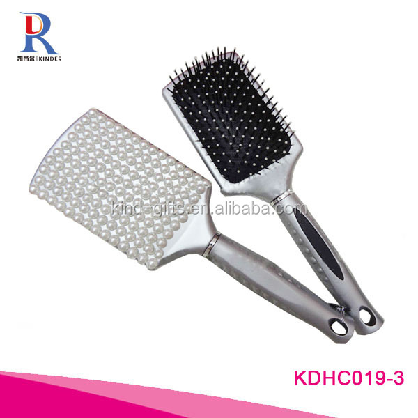 China Rhinestone Crystal Hair Brush Crafts Bristle Brush Material