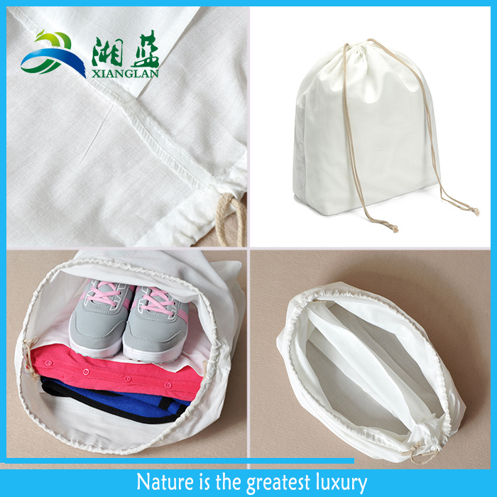 100％天然カスタム印刷された再利用可能な綿のナット用包装袋仕入れ・メーカー・工場