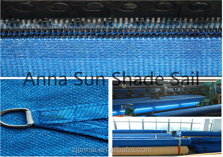 160g/m23x3のm/pcs防水正方形の太陽の陰の帆puのコーティングされたと仕入れ・メーカー・工場