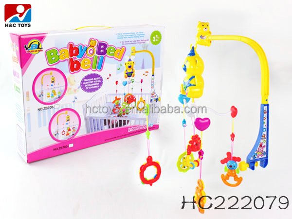 ベビーベッドベル、 赤ちゃんのために良い頭脳hc222079電動ベビーガラガラおもちゃ問屋・仕入れ・卸・卸売り