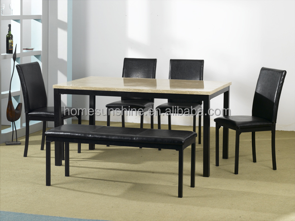トップ販売3d pvc mdf 1 + 6ダイニングテーブルセット仕入れ・メーカー・工場