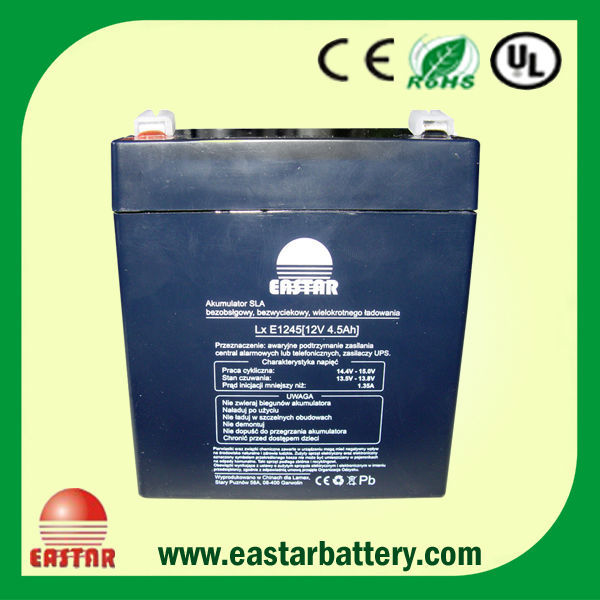 Vrla Or Sla 12v 4.5ah 20hr Battery For Ups And Solar System And