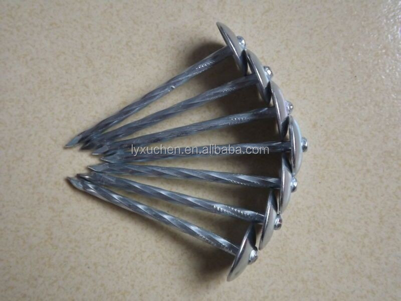 ネイルサプライヤー の傘ヘッド ツイスト シャンク亜鉛メッキ屋根釘から中国仕入れ・メーカー・工場