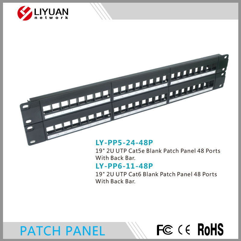 Ly-pp5-24-48p/ly-pp6-11-48pcat6utp24ポートパッチパネル、 19'' 1uネットワークパッチパネル仕入れ・メーカー・工場