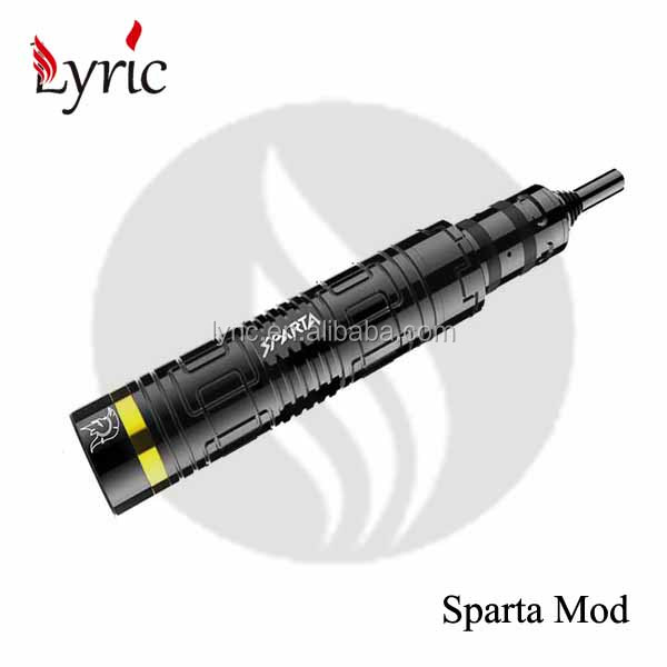 Newest SS black mechanical mod 26650 Sparta mod