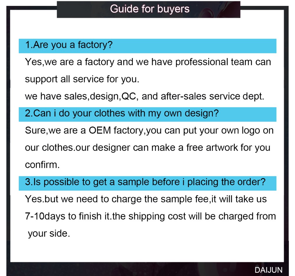 Daijun高品質100%コットンファッション男性ファンシーブランク平野カスタムパーカー仕入れ・メーカー・工場