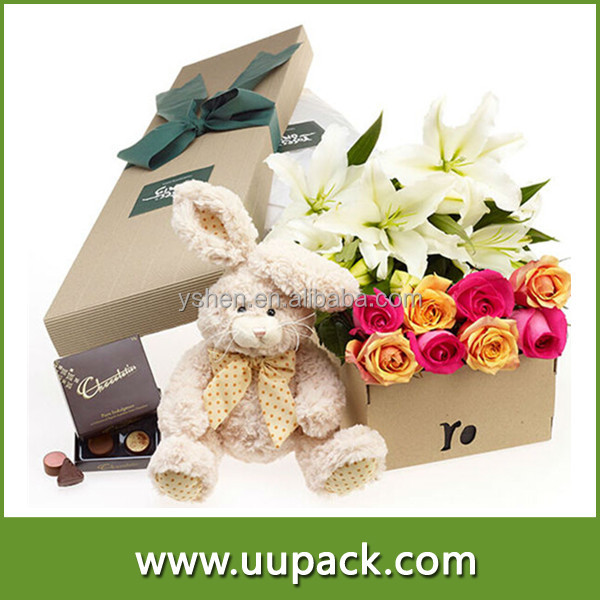 custom design luxury red wine cute paper box