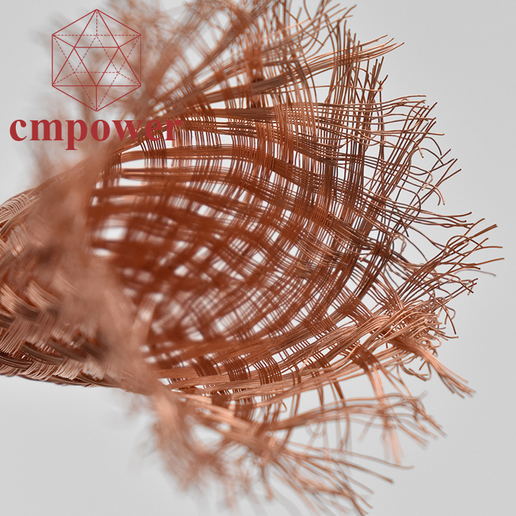 25mm flat tinned copper braid cable