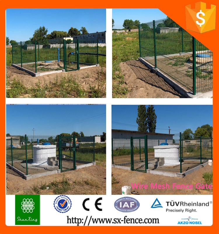Malla de alambre de la cerca/valla de hierro puerta/malla de ...