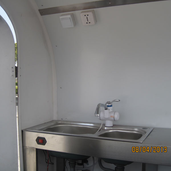 New style 2014 Customized Mobile food cart trailer YY-FR220B