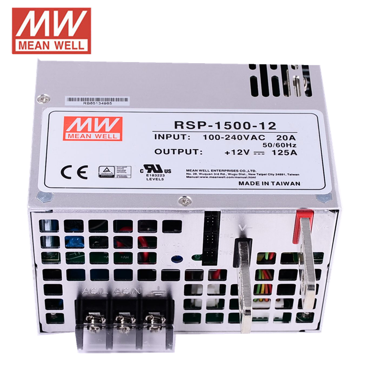 Meanwell RSP-1500-12 12V 125A Power Supply 1500W 12v dc SMPS