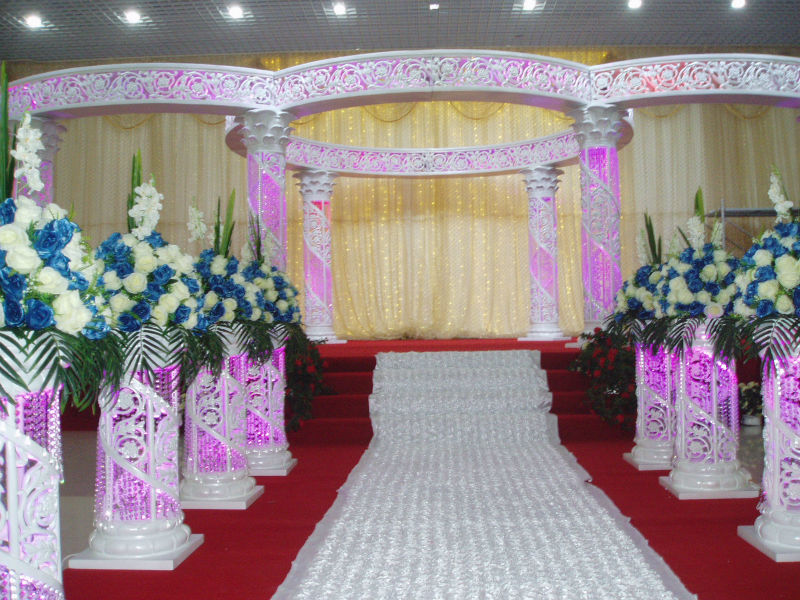 高品質の水晶結婚式mandap家の装飾のためのledライト付き問屋・仕入れ・卸・卸売り