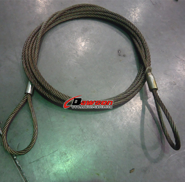 Flemish Spliced Steel Wire Rope Sling Both End Soft Eyes Buy Flemish Eye Wire Rope Sling