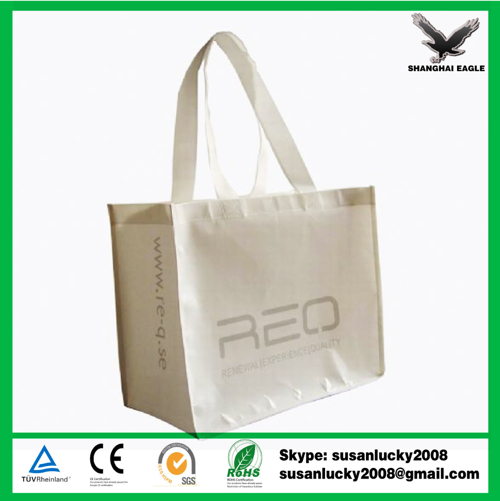 Resuable custom low price promotional pp non woven bag