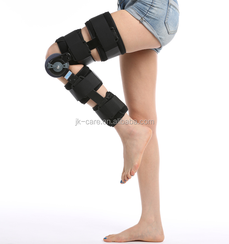 新しい2015イモビライザーrom膝関節角度調整可能な膝サポート付き歩行器変形性関節症の膝ブレースヒンジ仕入れ・メーカー・工場