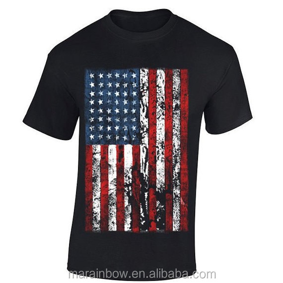  New York T-Shirt Vintage American Flag Retro Design Tee :  Clothing, Shoes & Jewelry