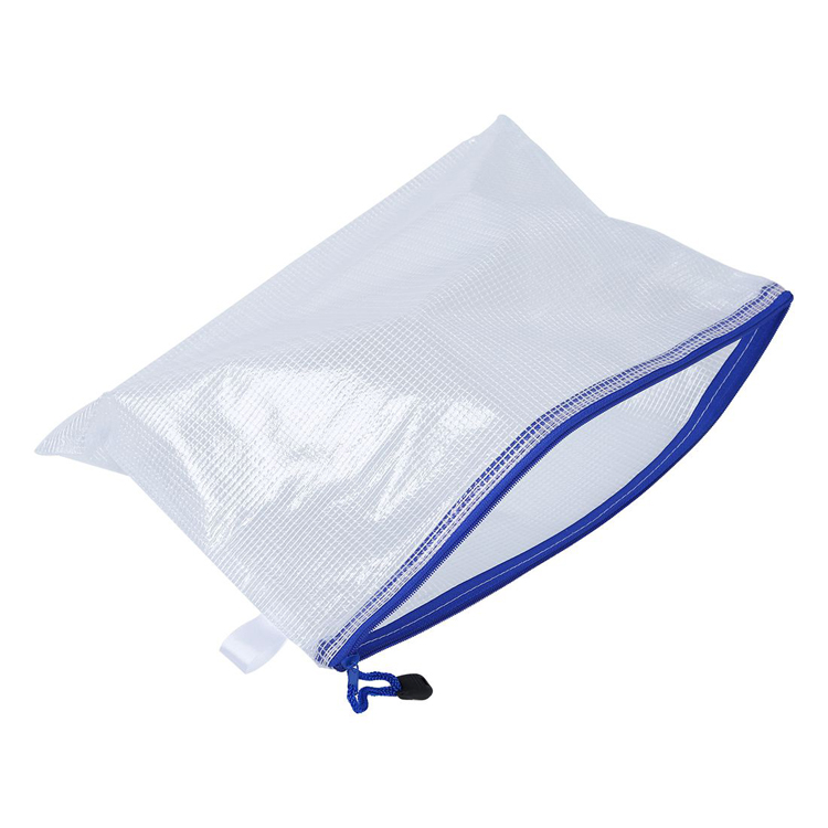 A3,A4,A5,B4,B5,B6,B8 File Folder Clear Mesh Bag Printed Logo Document Folder With Zipper Buy