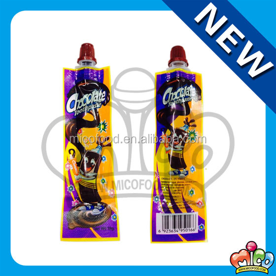 toothpaste chocolate paste in tube