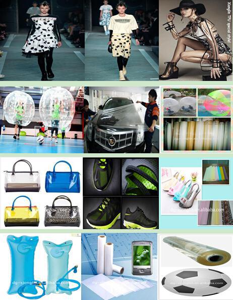 スパンコールの靴とバッグ用tpuシート材料、 ロゴ、 衣服の付属品仕入れ・メーカー・工場