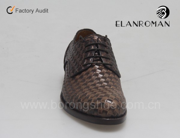 トップ品質純粋な手作り織り革フォーマルな靴用男性仕入れ・メーカー・工場