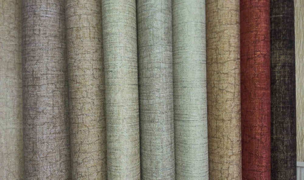 137cm Width Heavy Thick Commercial Fabric Backed Vinyl Wallcovering