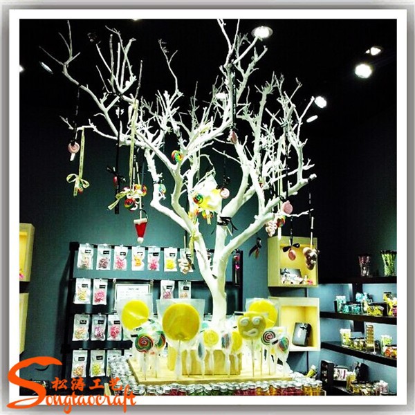 Artificial tree no without leaves white branches for centerpieces