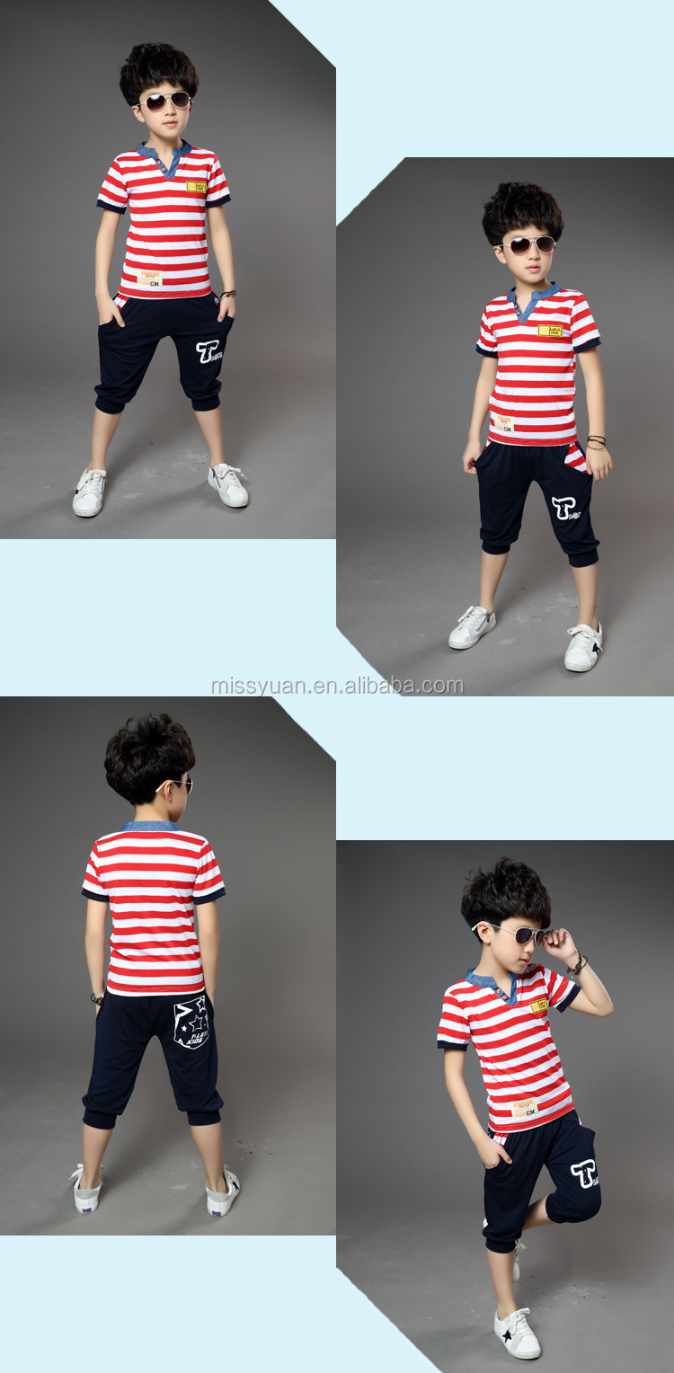 新しいデザインのファッション最高品質のv- ネック半袖の男の子t- シャツの衣類仕入れ・メーカー・工場