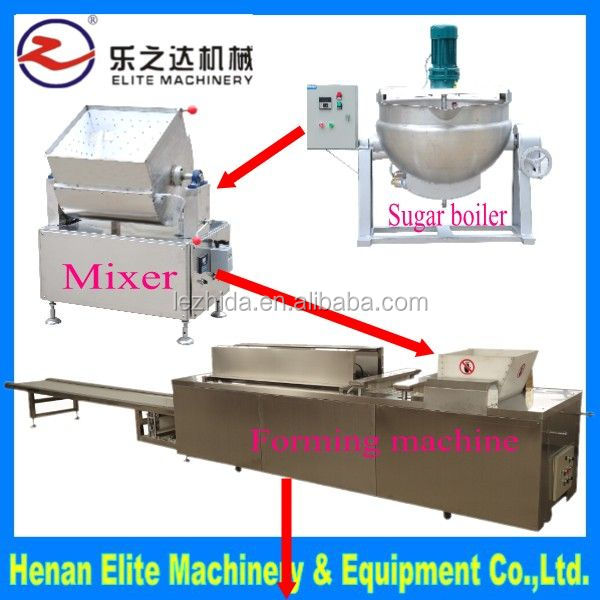 Multi-function healthy snack perfect cutting granola bar machine in chocolate production line