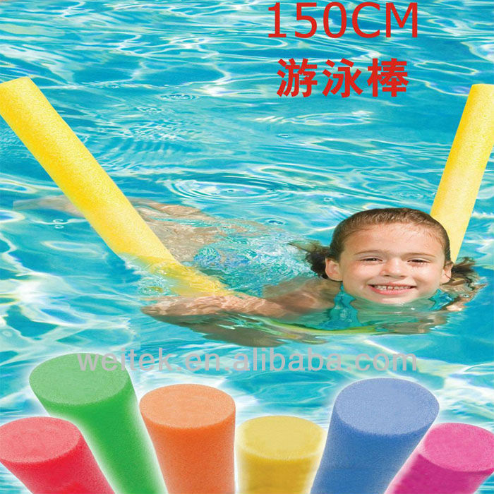 extruded polyethylene foam pool noodle,solid foam noodle,white foam
