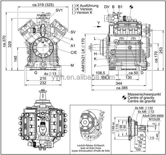 バス空気圧縮機、ボックfk40空気圧縮機でアンローダ、バスエアコンパーツ仕入れ・メーカー・工場