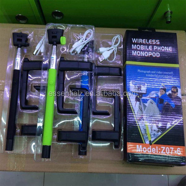 Selfie付きスティック建て- ブルートゥース、 z07-6問屋・仕入れ・卸・卸売り