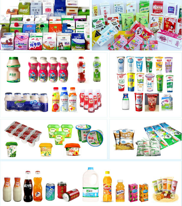 SHANGHAI BEYOND automatic dairy production line produce various kinds of dairy products