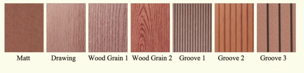 Lightfast wholesale Eco friendly wpc wood decking laminate mdf wood floor