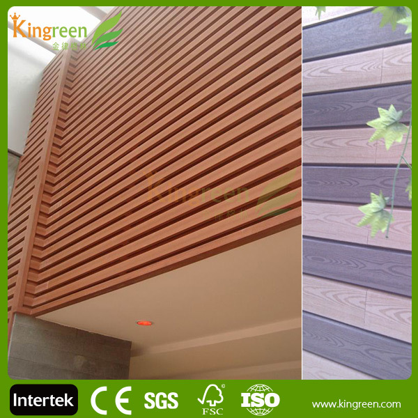 Plastic Exterior Wall Decorative Panel/fire Resistant Wood Plastic