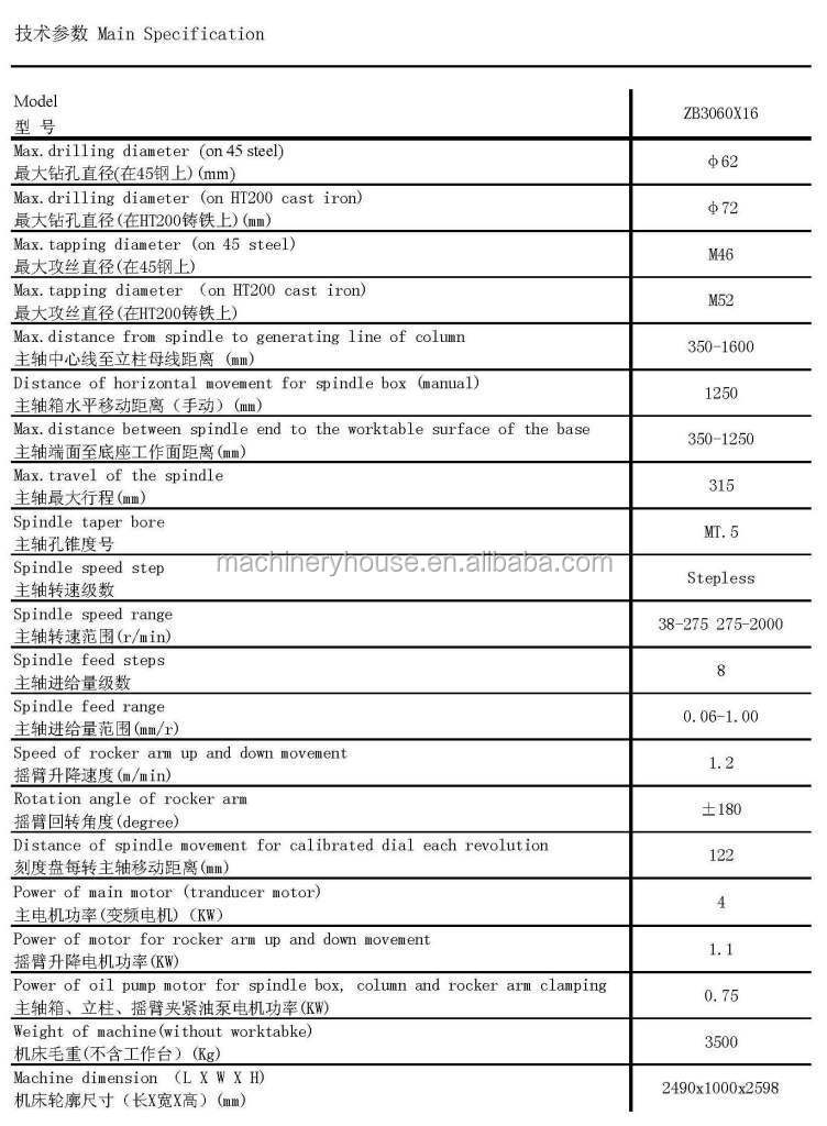 周波数変換ラジアルボール盤問屋・仕入れ・卸・卸売り