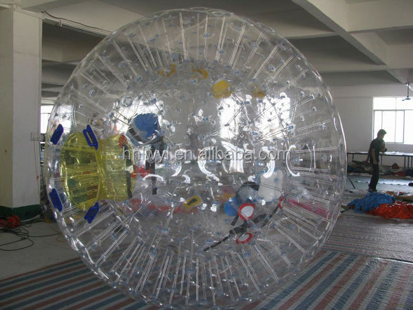 inflatable pvc or tpu sprot game bubble football soccer bumper ball for sale