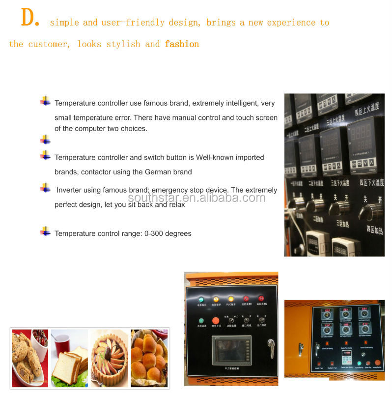 hot sale industrial bread tunnel oven