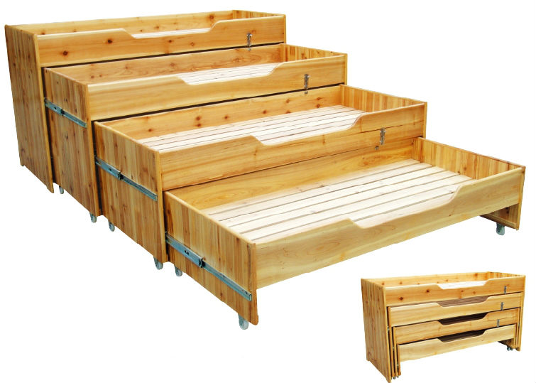 Naturholz 4 schicht kinderbett/kinder schlafzimmermöbel aus holz ... Schlafzimmermöbel holz