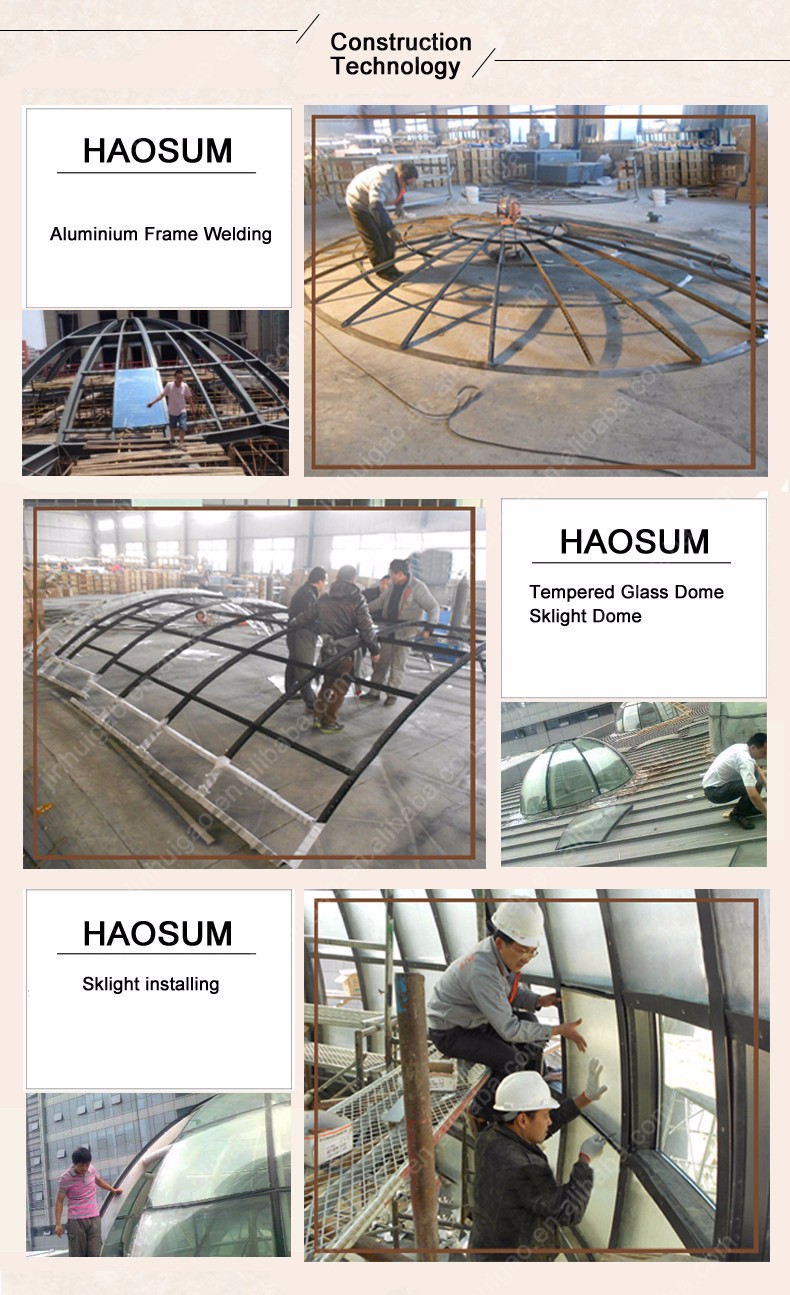 Elegante sterke geprefabriceerde glazen huis aluminium veranda ...