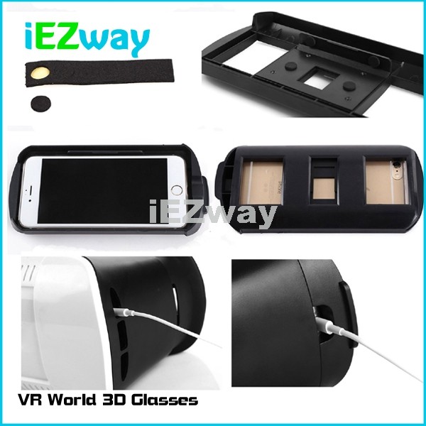 2016 iezwayアリババエクスプレス仮想現実google vrボックス3dメガネ用スマートフォン4.7〜6インチ仕入れ・メーカー・工場