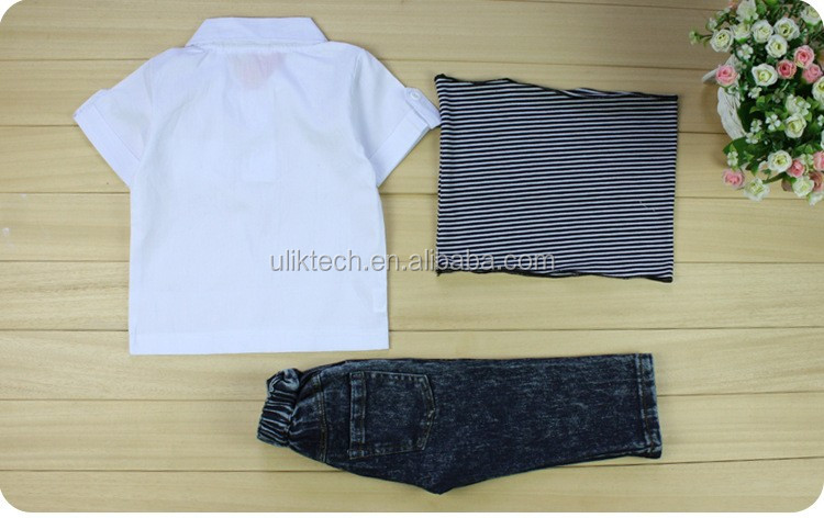 男の子服セット子供服セット半袖tシャツ+ジーンズ2ピース男の子服スーツ小売子供服セット男の子仕入れ・メーカー・工場