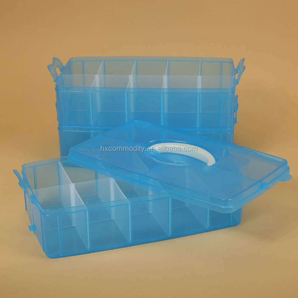 プラスチックclear釣りタックルボックス用のツールボックスコンテナ仕入れ・メーカー・工場