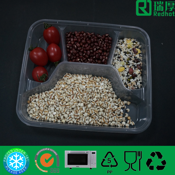 コンパートメント使い捨てテイクアウト食品容器/割っプラスチックボックス仕入れ・メーカー・工場