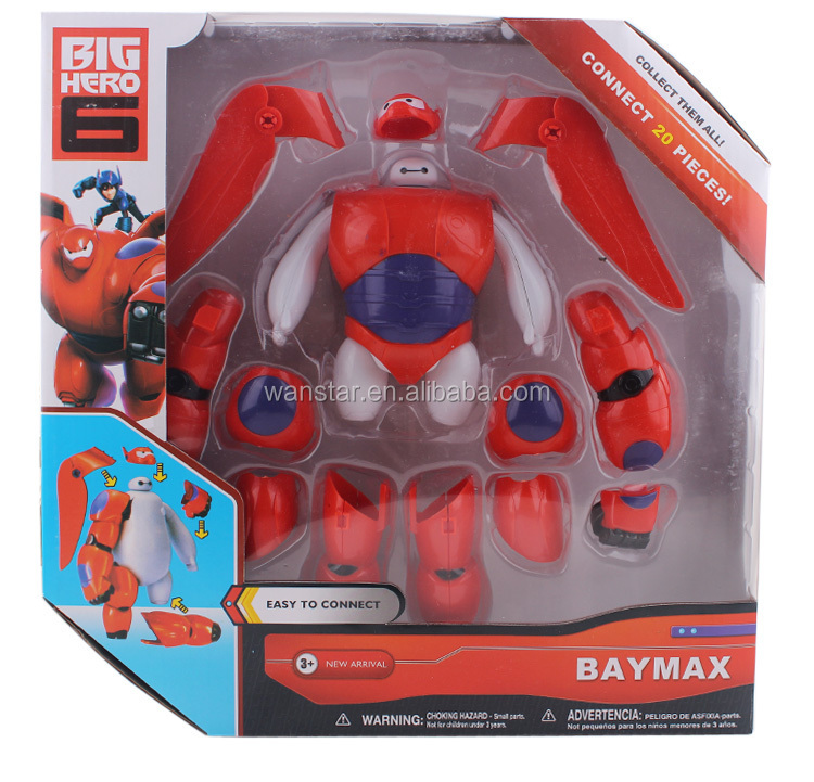 おもちゃの大きな2015売れ筋baymaxヒーロー6カラーボックスdiy人形問屋・仕入れ・卸・卸売り